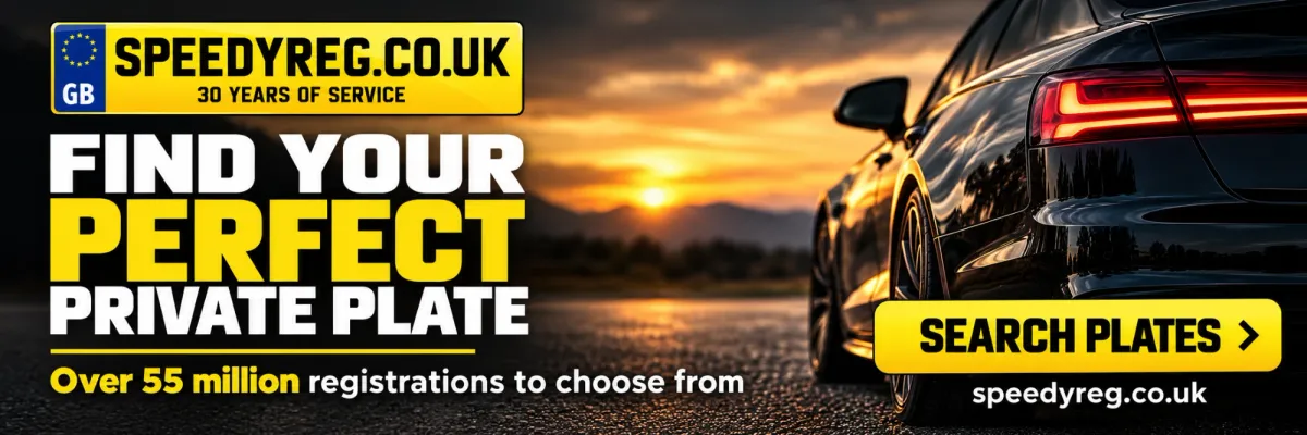 SpeedyReg.co.uk – find your perfect private plate. Over 55 million registrations to choose from. Search plates.